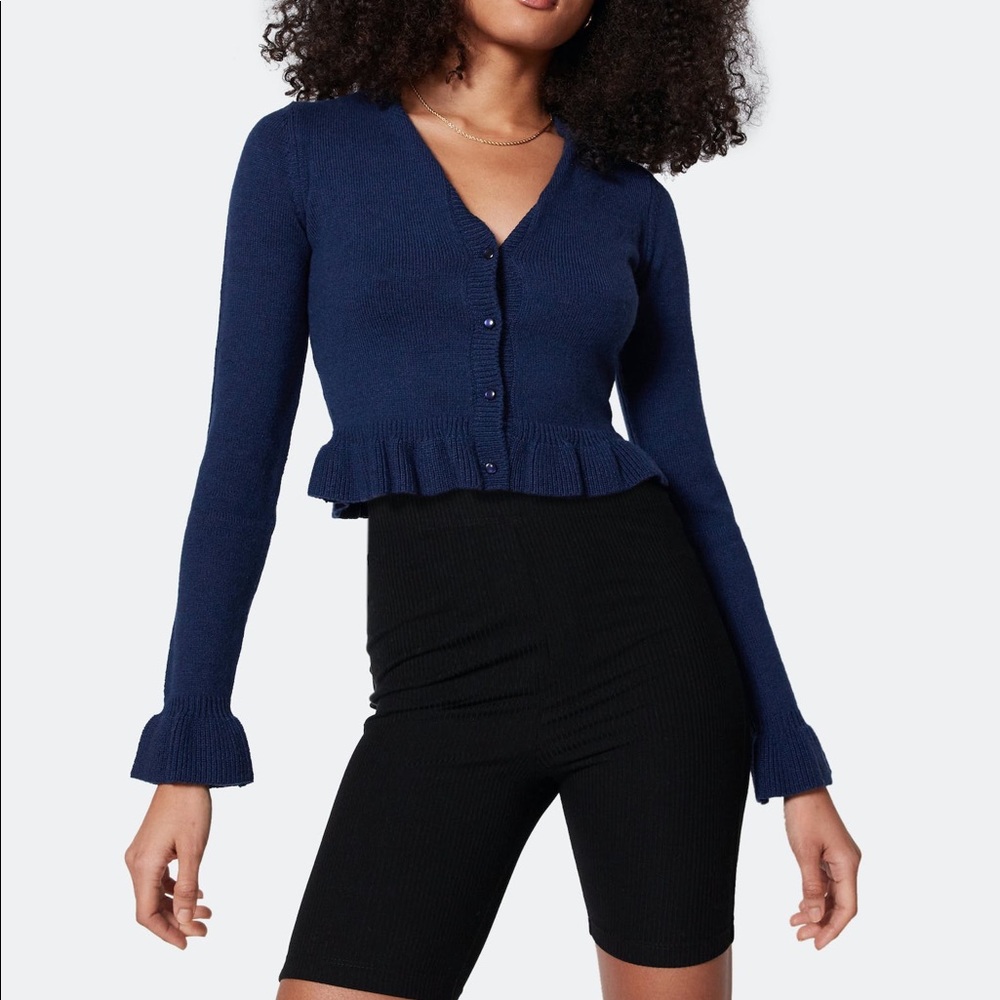 Most of All Darla Crop Cardigan Sweater NWT